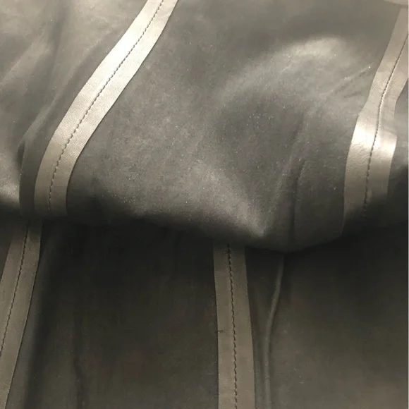 NWT S.A.S. 100% leather full skirt - Picture 8 of 10